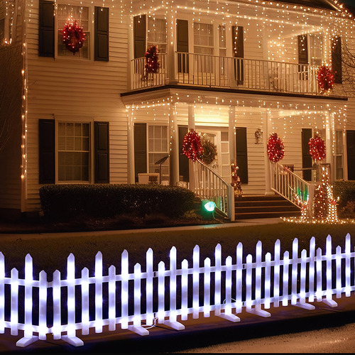 Christmas lights for fences discount